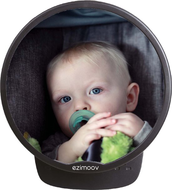 EZI MIRROR ROUND - Eco friendly - Mooie ronde - Auto spiegel baby -  achterbank - kind