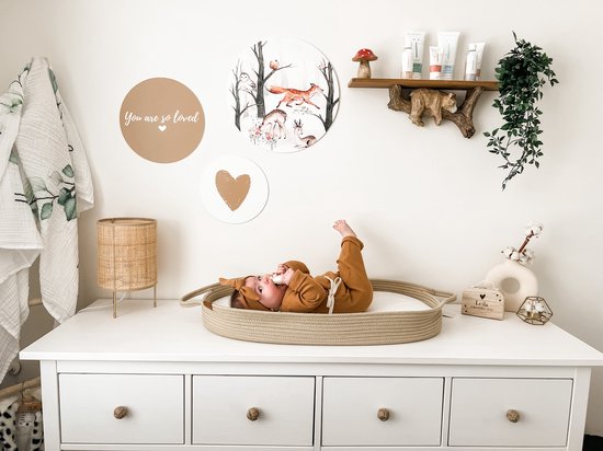 Oh Babyslinger, bosdieren, decoratieve banner voor meisjes