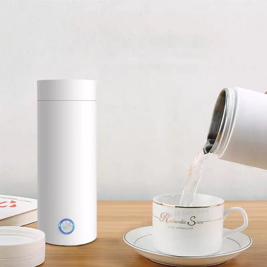 Elektrische waterkoker, draadloos, roestvrij staal, 400 ml