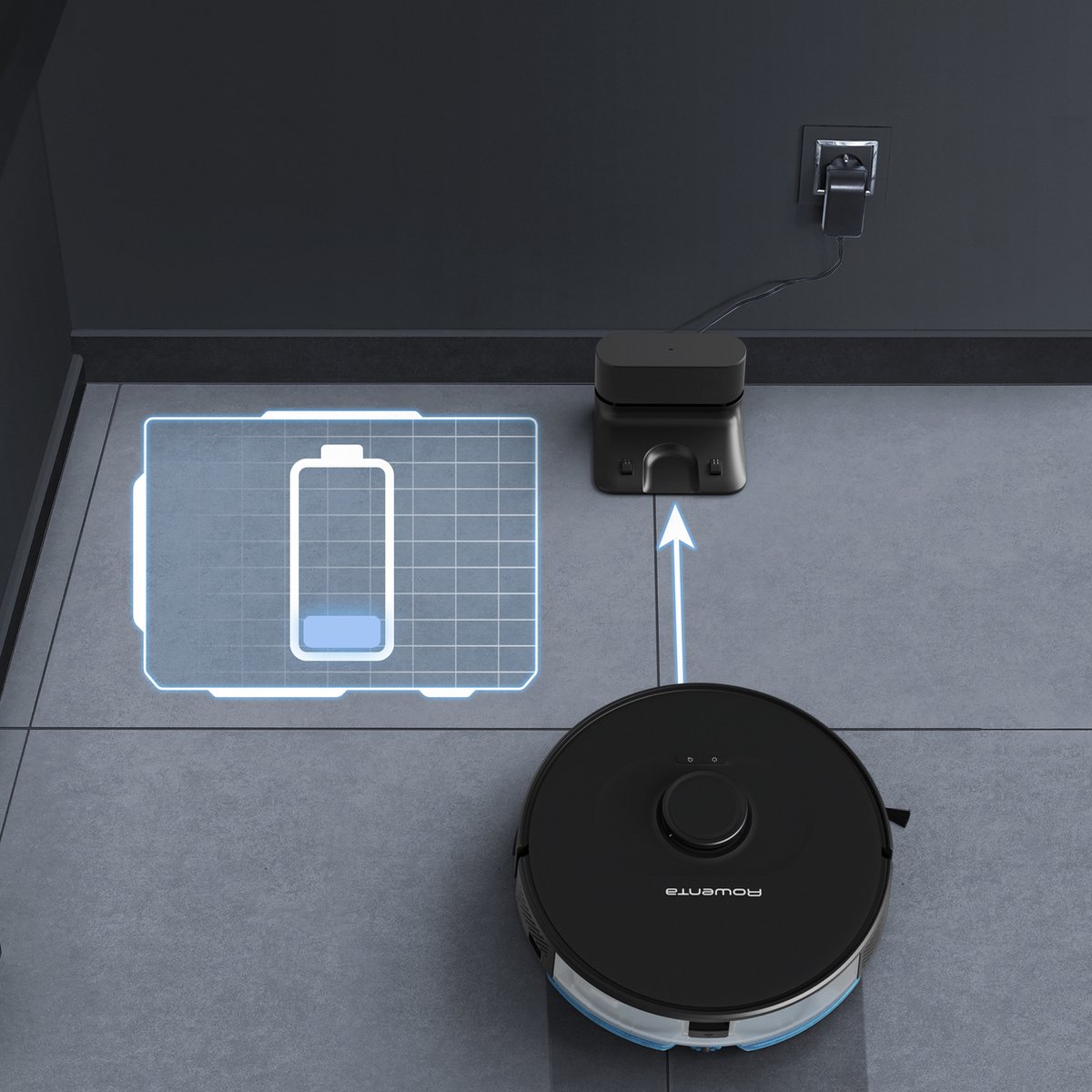 Rowenta X-Plorer Serie 75S+ RR8585 - Robotstofzuiger met dweilfunctie - Automatisch leegstation - Zwart — afbeelding 6