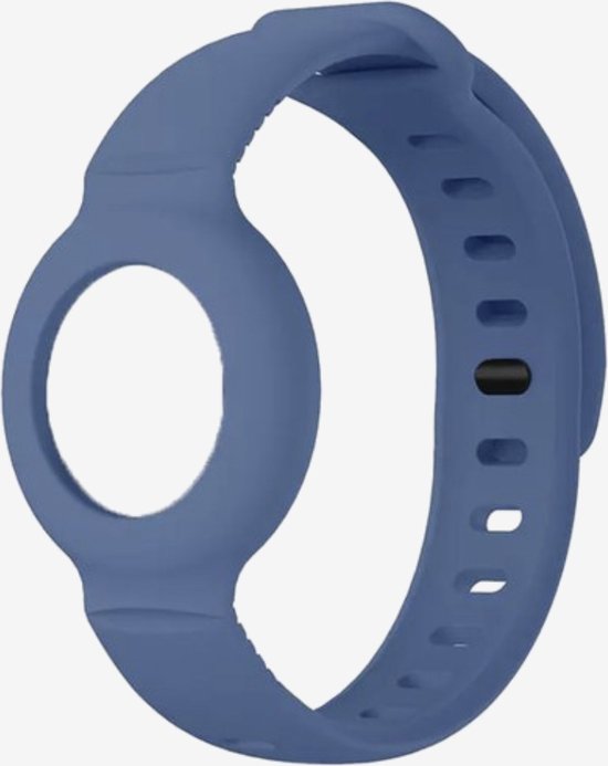 Voorvoegsel Leraren dag Omleiding Premium Siliconen Armband geschikt voor Apple AirTag voor Kinderen Blauw -  AirTag -... | bol.com