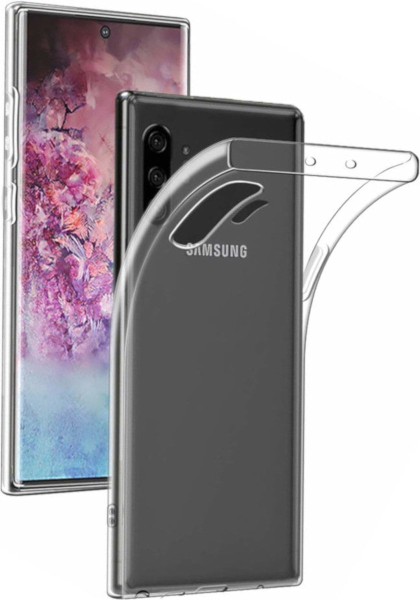 Shock Proof Case - Telefoonhoesje - Doorzichtig Hoesje voor Samsung Galaxy Note 10 Plus Transparant Wit