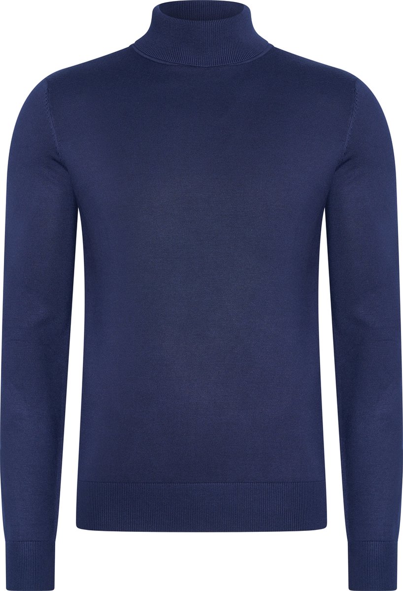 Mario Russo Coltrui - Trui Heren - Sweater Heren - Coltrui Heren - 3XL - Navy