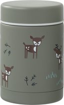 Fresk Thermo pot alimentaire 300 ml - Conteneur alimentaire - Bouteille isotherme enfant - Deer olive