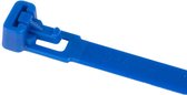 TD47 Hersluitbare Kabelbinders 7,6 x 100 mm Blauw