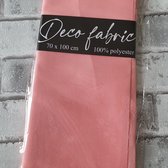 Deco Stof, 100% Polyester, quilten, patchwork, embroidery, 70 x 100 cm, Effen donker roze