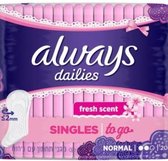 Always Dailies Inlegkruisjes - To Go Single Pack - 20 Stuks