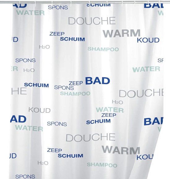 Douche gordijn douchegordijn premium kwaliteit luxe douche