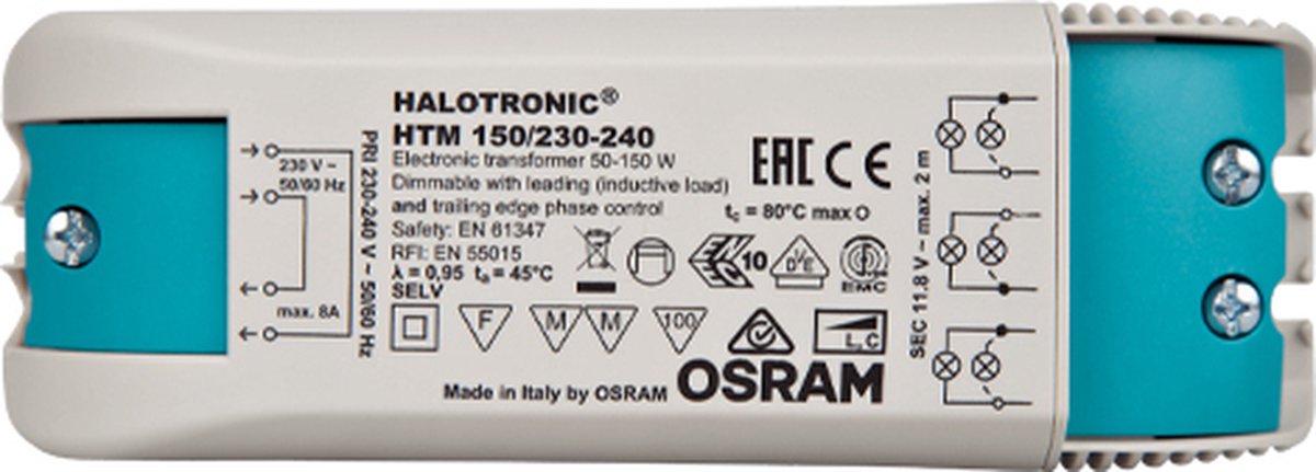 Osram Halotronic Transformator Laagspanningslichtsysteem - 4050300581415 -  E39FY | bol