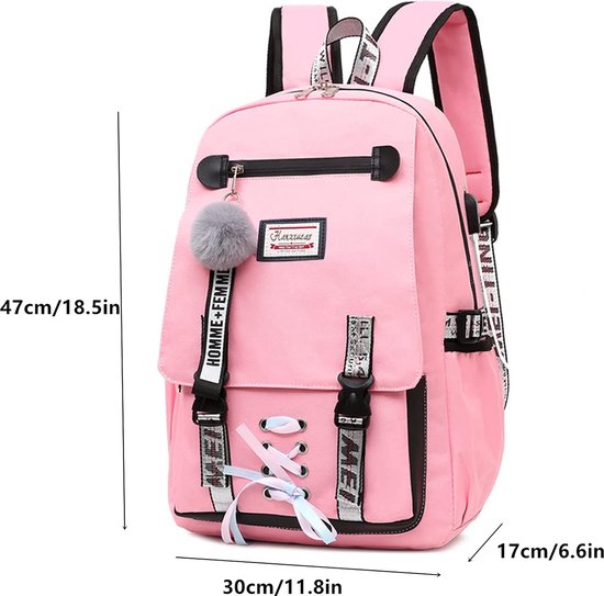 Jumpopack Schoolrugzak meisjes set kinderrugzak borstband schooltas