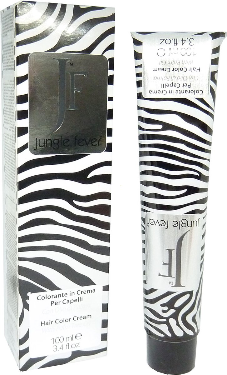 Jungle Fever Hair Color Cream Permanente Crème Haarkleur Kleuring 100ml - 10 Platinum Blonde / Platin Blond