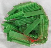 Stelblokjes - Glasblokjes - Kunststof - 100 blokjes 20 mm x 5 mm x 100 mm - Stelwig - Beglazingsblokjes - Vulblokjes - Stelwiggen - Wig