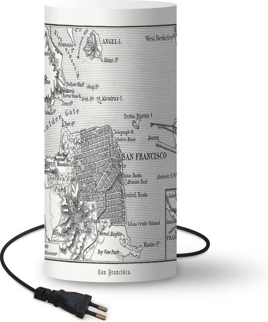 Illustration de la lampe Alcatraz - Une illustration d'un plan de la ...