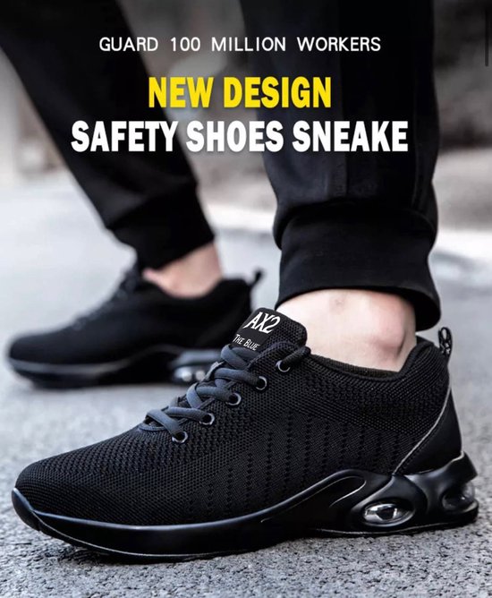 Veiligheidsschoenen-Werkschoenen-Sportief-Sneakers-maat 37 | bol