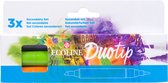 Ecoline Duotip marker set Secundair | 3 kleuren