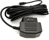 Alimentation Mini USB dashcam via OBD 12V à 5V / Cordon 350cm / HaverCo