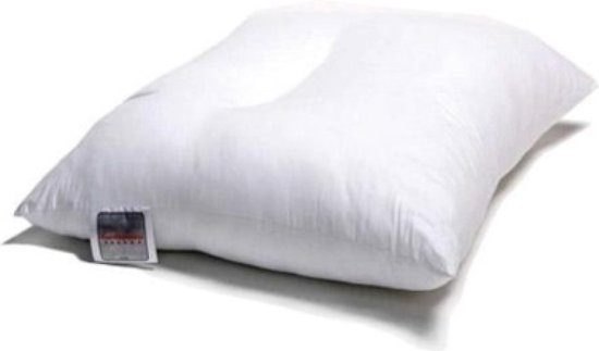 Konbanwa pillow Hoofdkussen ergonomisch therapeutisch hypoallergeen voor zijslapers rugslapers en buikslapers - warmte en vocht regulerende vulling - goede ondersteuning helpt nekklachten voorkomen - 50 x 60 cm