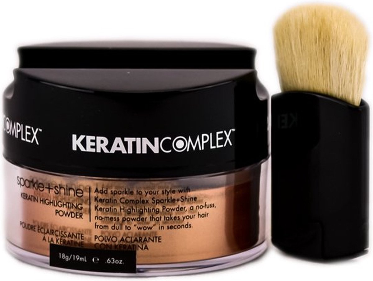 Keratin Complex Fashion Therapy Sparkle + Shine Keratin Highlighting Powder - Color : Bronze / 0.63 Oz