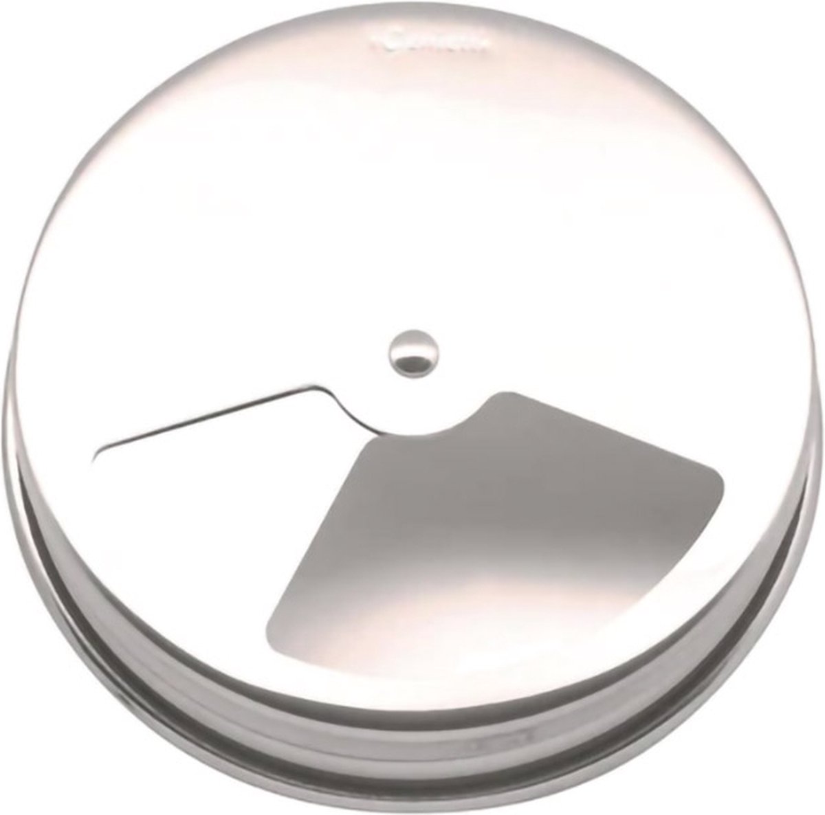 HappyTappi - RVS doseer deksel - Inclusief glazen pot - 250 ml - L 7,5 x B 7,5 x H 9,7 cm