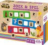 Afbeelding van het spelletje Shuffle - Into the Wild - Zoek & Spel - Dieren - Stimuleer geheugen, schrijven, spellen en probleemoplossend denken