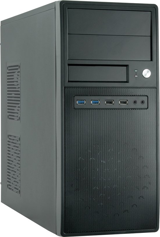 Chieftec CG-04B-OP computerbehuizing Midi-Toren Zwart