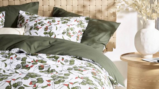 Housse de couette De Witte Lietaer Whisper - Simple - 140x200/220 cm - Sapin de Douglas