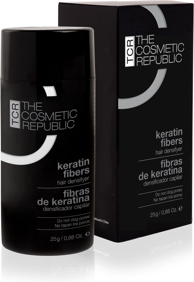 The Cosmetic Republic - Keratinevezels - Haarverdikker - Wit - 80 applicaties