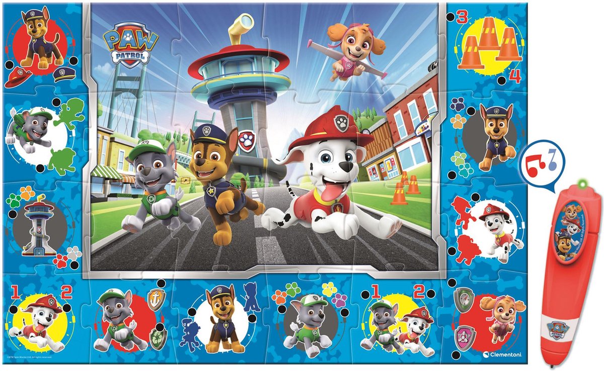 Clementoni 24786 Supercolor Paw Patrol The Movie Teile (2 x 20 Stück) –  Made in Italy Kinder