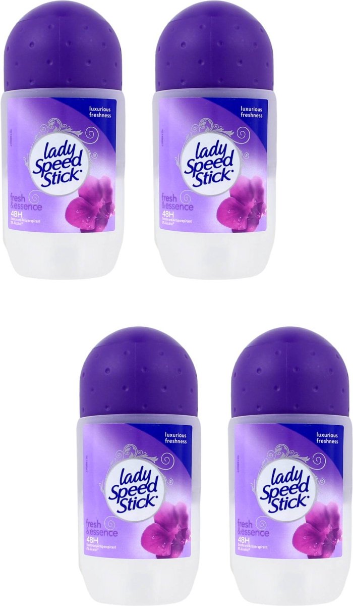 Goedkoopste Lady Speed Deo Roller – Luxurious Freshness - Voordeelverpakking 4 x 50 ml