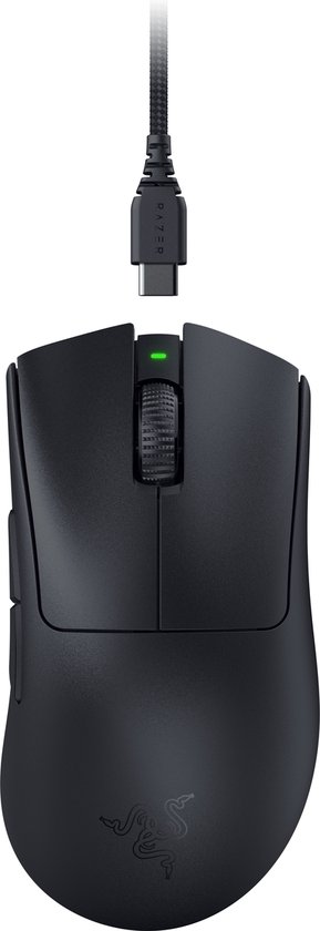 Razer DeathAdder V3 Pro – Draadloze Gaming Muis – Lichtgewicht – Oplaadbaar – 30.000 DPI – Zwart