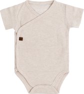 Baby's Only Rompertje Melange - Warm Linen - 56 - 100% ecologisch katoen - GOTS