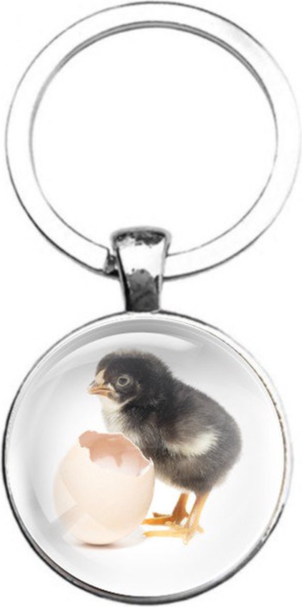 Sleutelhanger Glas - Kuiken