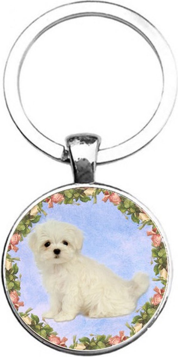 Sleutelhanger Glas - Hond