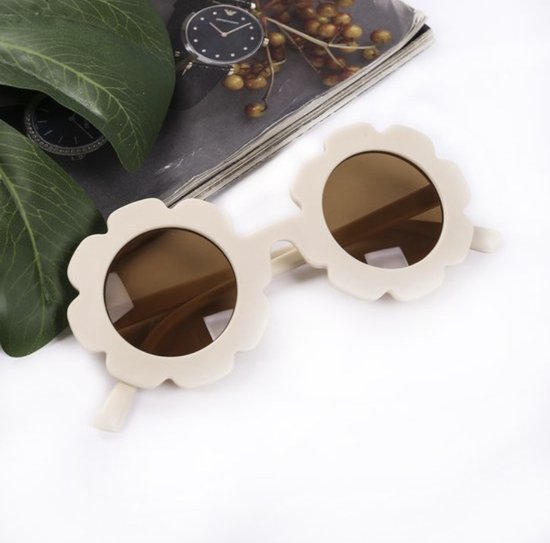Babycure kids zonnebril - Roze, Blauw, Zwart - 3 kleuren brillen - Hippe flower sunglass - Stoer voor kinderen van Babycure — afbeelding 5