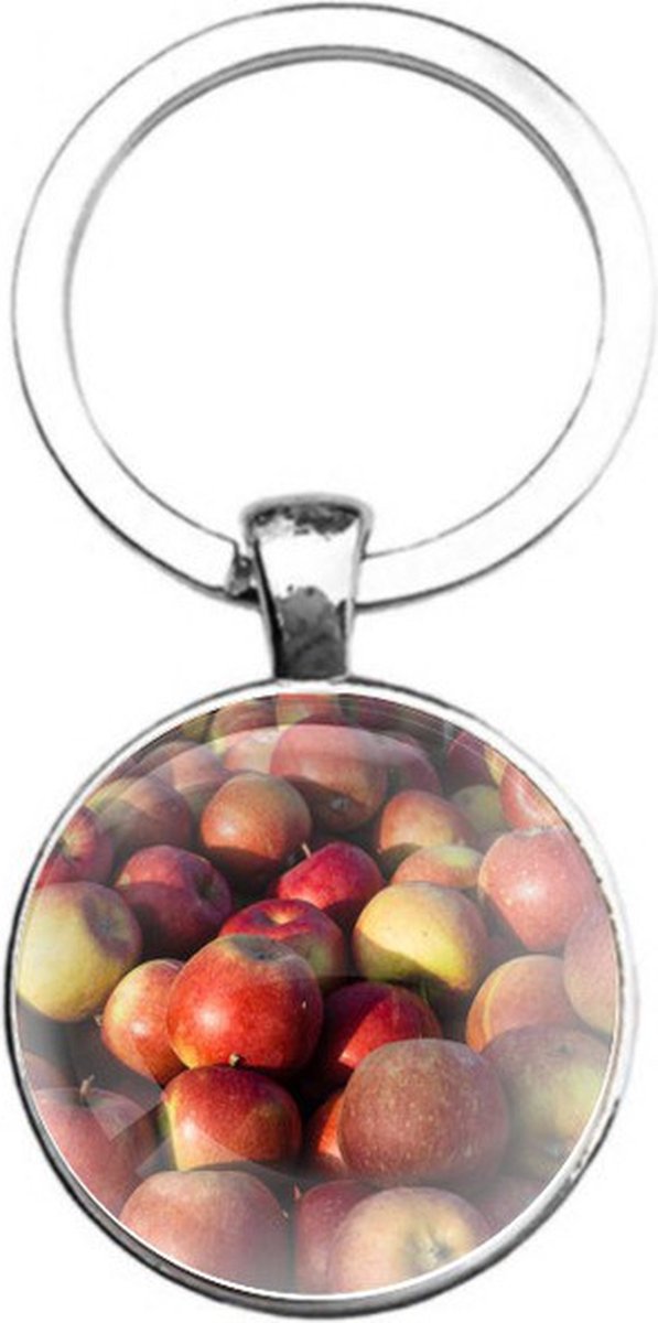 Sleutelhanger Glas - Appels