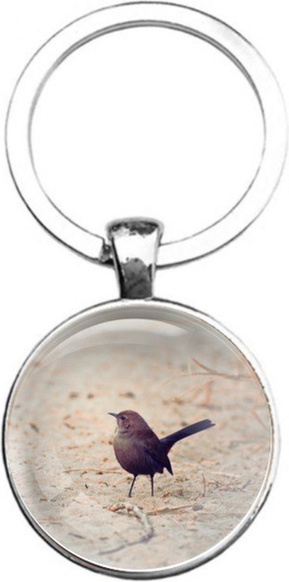 Sleutelhanger Glas - Vogel