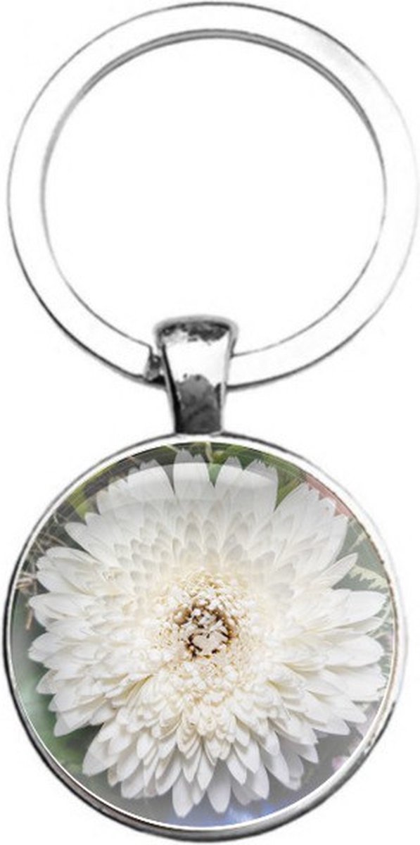 Sleutelhanger Glas - Bloem