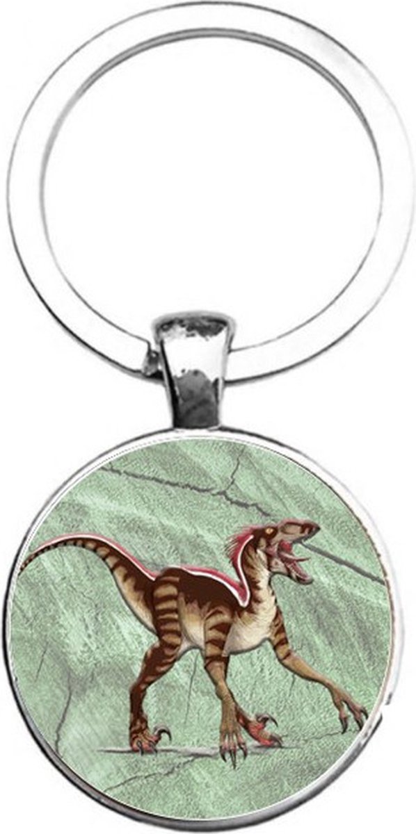 Sleutelhanger Glas - Dinosaurus