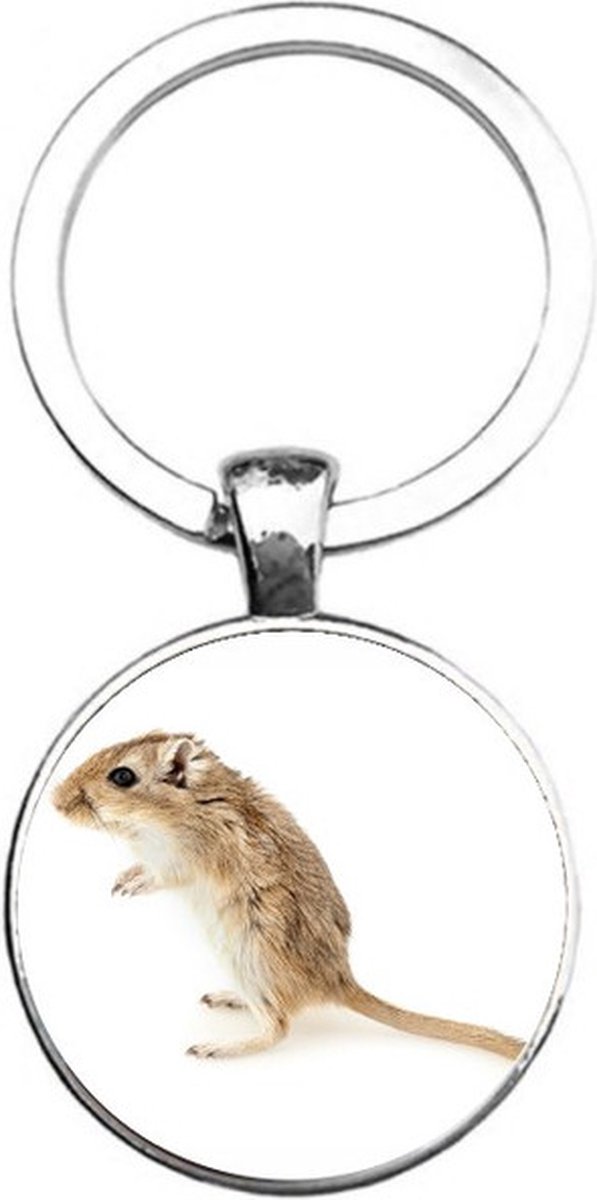 Sleutelhanger Glas - Muis