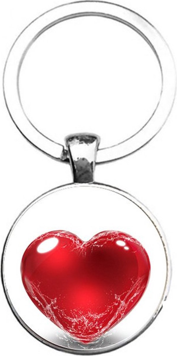 Sleutelhanger Glas - Liefde