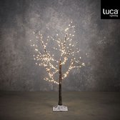 Luca Lighting Boom met Klassiek Witte LED Verlichting - H120 x Ø80 cm - Bruin
