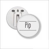 Button Met Clip 58 MM - Pip