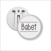Button Met Clip 58 MM - Babet