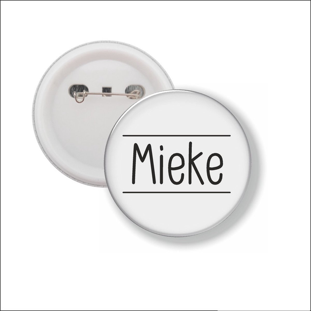 Button Met Speld 58 MM - Mieke