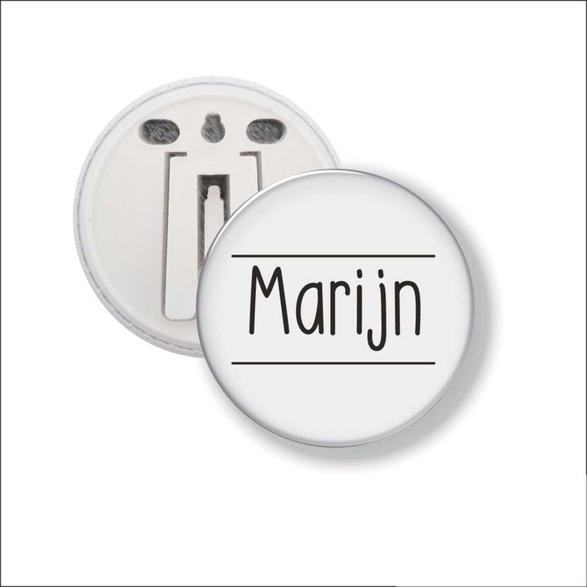Button Met Clip 58 MM - Marijn