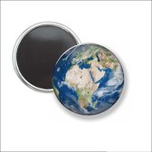 Button Met Magneet - Wereldbol - NIET VOOR KLEDING
