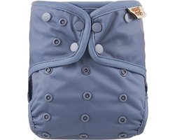 Luierbroekje - Denim | Overbroekje wasbare luier | 4kg t/m 15kg | Extra dubbele beengootjes om doorlekken te voorkomen