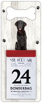 Scheurkalender 2024 Hond: Flatceuted Retriever