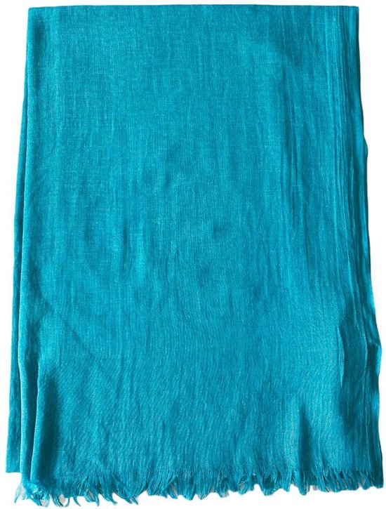 Echarpe Femme Longue et Fine - Uni - Blauw/ Vert - 195 x 100 cm (28#)