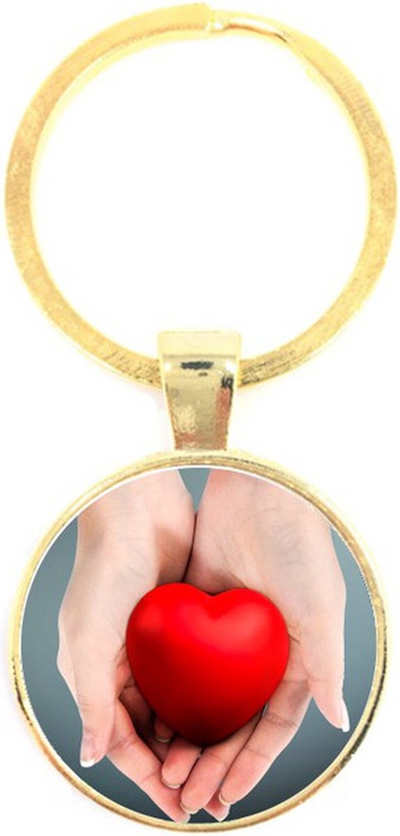 Sleutelhanger Glas - Liefde